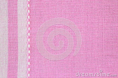 Pink fabric texture Stock Photo