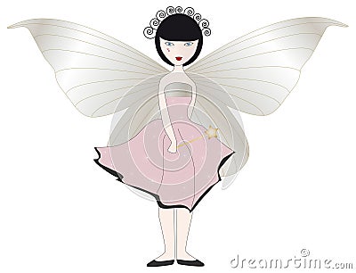 Pink Fairy Stock Photo