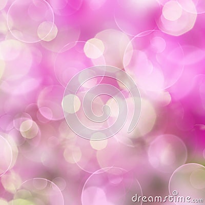 Pink Festive background with lights Stock Photo