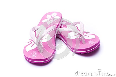 Pink Flip-flop Stock Photo
