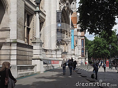 Pink Floyd exhibition at VA museum in London Editorial Stock Photo