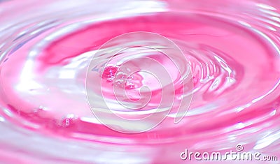 Pink fluid Stock Photo