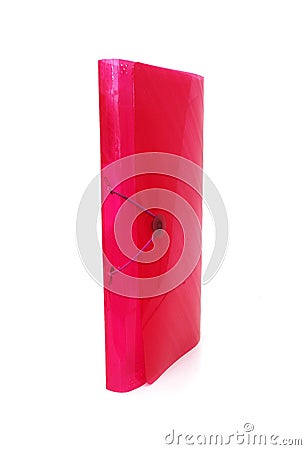 Pink folder Stock Photo