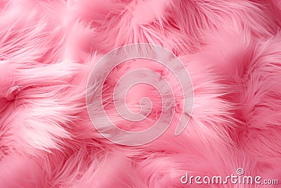 Pink fur background Stock Photo
