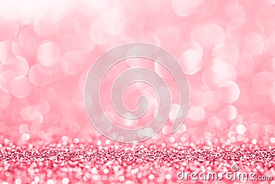 Pink glitter for abstract background Stock Photo