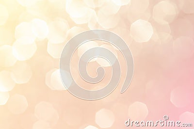 Pink gold, pink bokeh,circle abstract light background,Pink Gold shining lights, sparkling glittering Valentines day,women day or Stock Photo