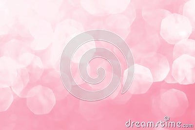 Pink gold, pink bokeh,circle abstract light background,Pink Gold shining lights, sparkling glittering Valentines day,women day or Stock Photo