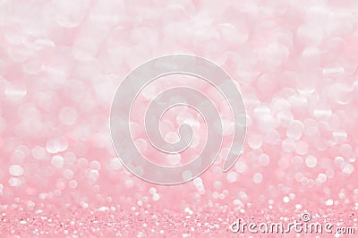Pink gold,pink rose bokeh,circle abstract light background,Pink Gold shining lights, sparkling glittering Valentines day,women day Stock Photo