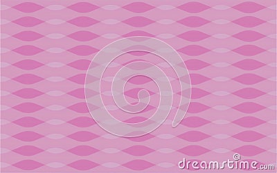 Pink waves geometric seamless repetitive vector pattern texture Vector Illustration