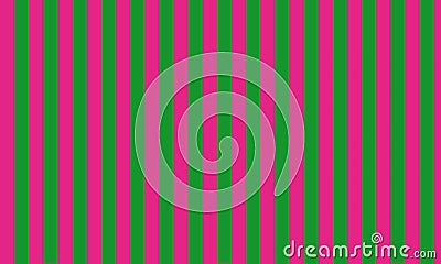 Pink and green color symmetrical vertical line illustration backround Cartoon Illustration