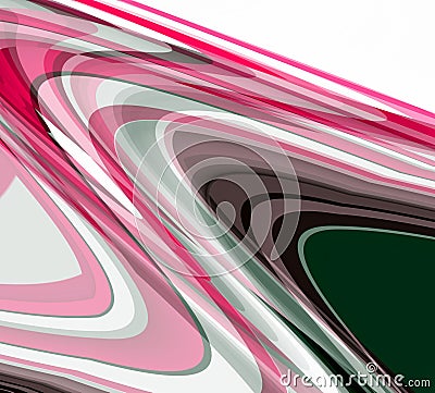 Pink green volet fluid lines lines shades, elegant forms lines pattern, lines abstract texture and design Stock Photo