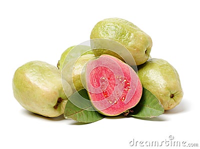 Pink guava Stock Photo