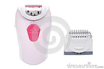 Pink hair remover Stock Photo