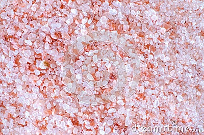 Pink Himalayan Coarse Crystal Salt Stock Photo