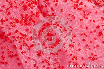 Pink icing Stock Photo