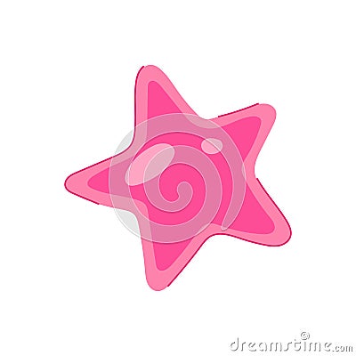 pink jelly cartoon vector illustration Vector Illustration