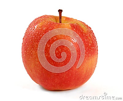 Pink Lady Apple Stock Photo