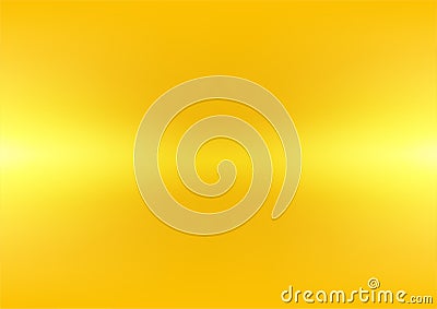 Abstract bright yellow gold gradient background, vector illustration. Vector Illustration