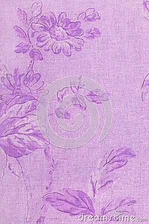 Pink linen fabric texture Stock Photo