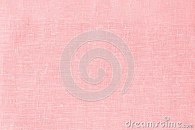 Pink linen pastel fabric, background or texture Stock Photo