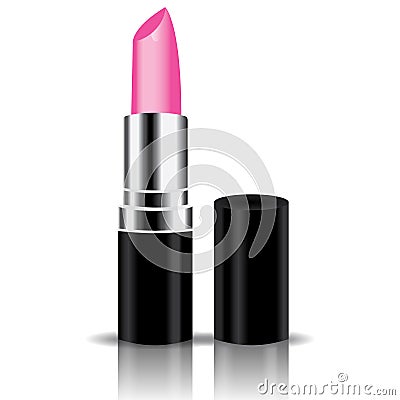 Pink lipstick vector Vector Illustration