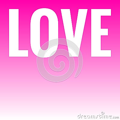 Pink Love Square Abstract Illustrations Stock Photo