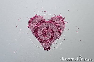 Pink lover heart follower favorite vintage valentine Stock Photo