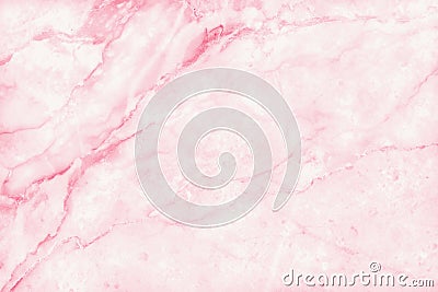 Pink marble texture background with high resolution for interior decoration. Tile stone floor in natural pattern. Stock Photo