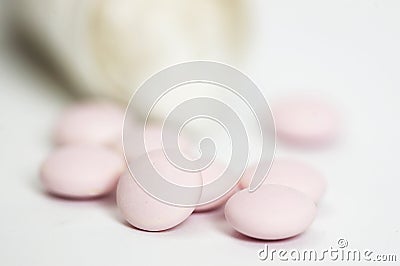 Pink medicine Stock Photo