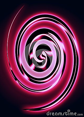 Pink Metallic Spinner Stock Photo