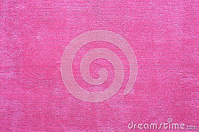 Pink Microfiber Cloth Stock Photo