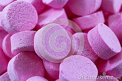 Pink mints Stock Photo