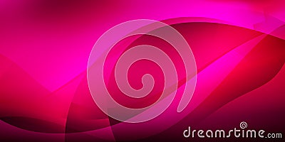 Pink Modern Shapes Abstract Background wallpaper with dark backdrop design. New pink bright color Stock Photo