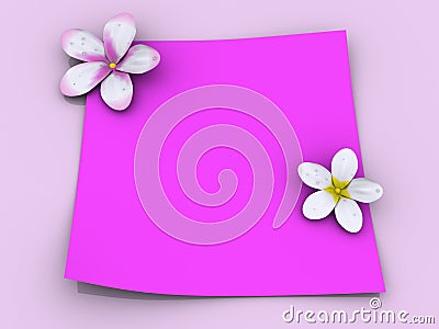 Pink paper Stock Photo