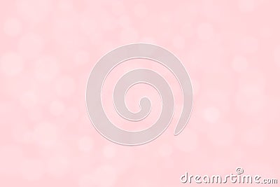 Pink pastel bokeh soft sweet romance background. Valentine background concept. Stock Photo