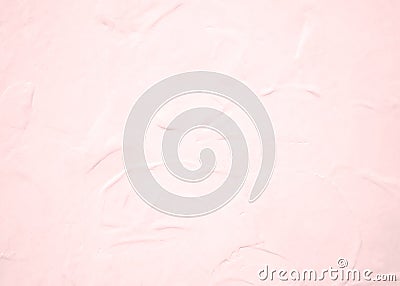 Pink pastel rough crack cement texture stone concrete,rock plastered stucco wall; Stock Photo