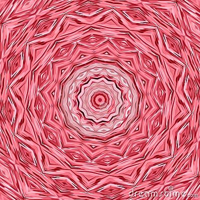 Pink pattern with concentric lines. Shiny texture for design. Steampunk background Stock Photo