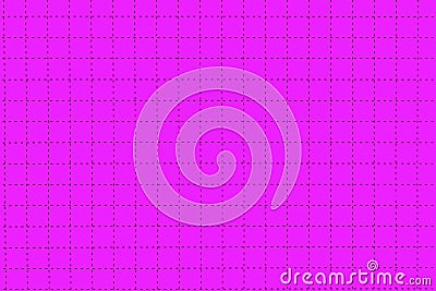 Pink Plastic Board With Dotted Line Like As Graph Paper Stock Photo