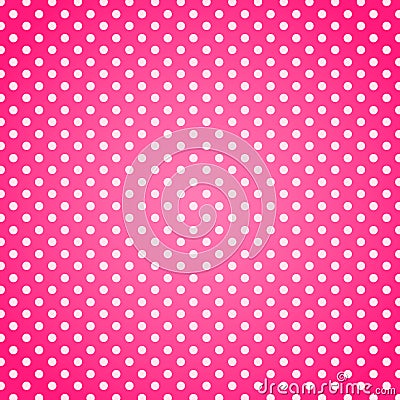 Pink polka dots background Stock Photo