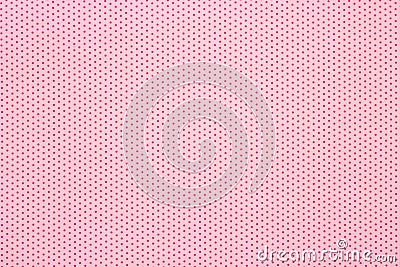 Pink polka dots pattern background, top view Stock Photo