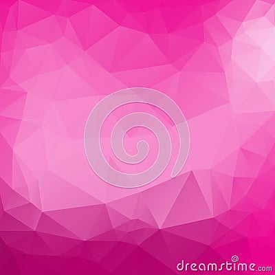 Pink poly abstract background Vector Illustration