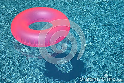 Pink Pool Ring Stock Photo