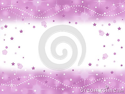 Pink princess bling party background with blank space Stock Photo