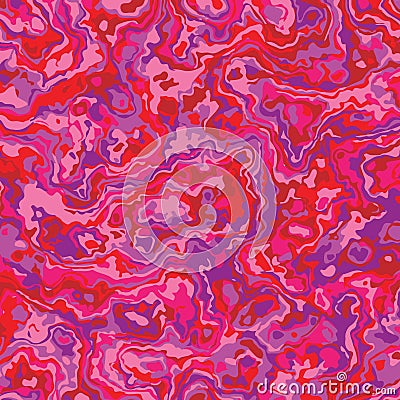 Pink psychedelic abstract background colorful swirls pattern. Modern fashion vector trendy trans pattern. Vector illustration. Vector Illustration
