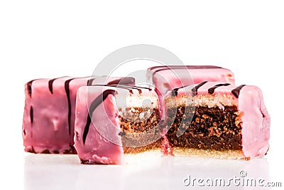 Pink punch cake Stock Photo