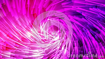 Pink and Purple Asymmetric Irregular Twirl Striped Lines Background Design Stock Photo