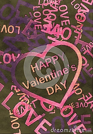 Pink Purple and Black Valentine Texture Background Image Stock Photo