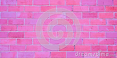 Pink purple brick wall retro ancient vintage violet texture background Stock Photo