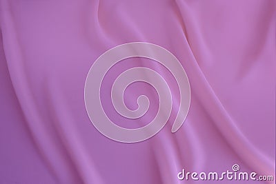 Pink, purple silk fabric, delicate satin with soft pleats for designer, text mockup, cards, luxury concept. Smooth elegant golden Stock Photo