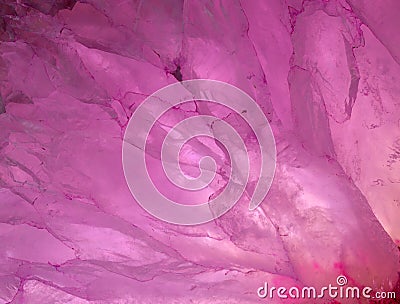 Pink Quartz Crystal Stock Photo